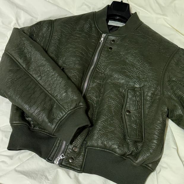 드리스반노튼 크링클 봄버 / L사이즈