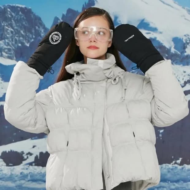 키르시 셔링 패딩 (gray)