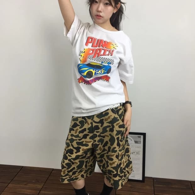 Hanes Punk Prix Racing Graphic Tee