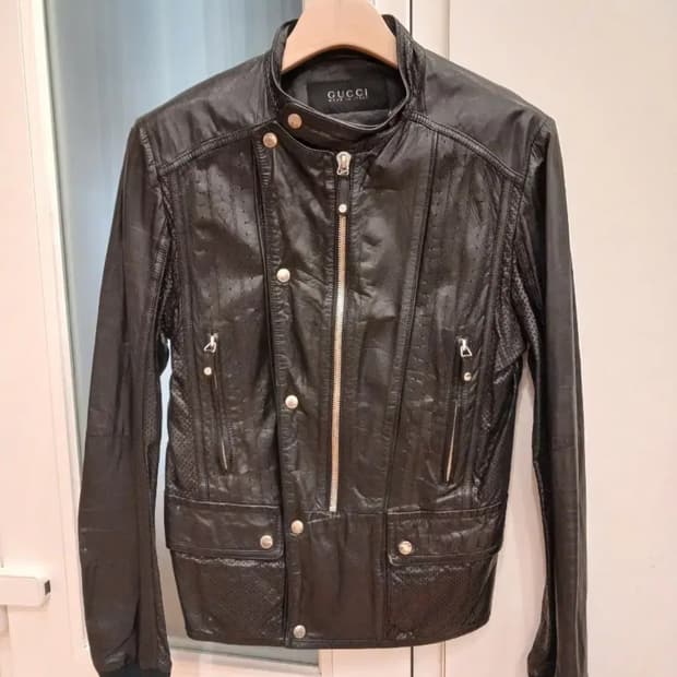 GUCCI BIKER LEATHER JACKET