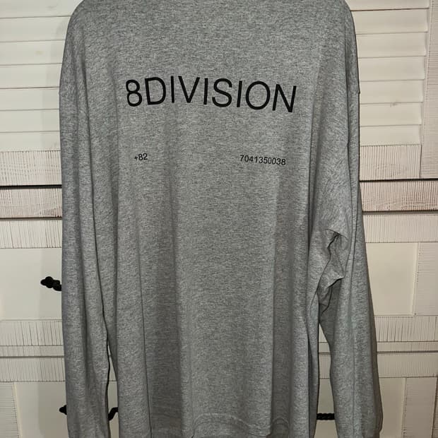 8division 긴팔 롱슬리브 에이트디비젼