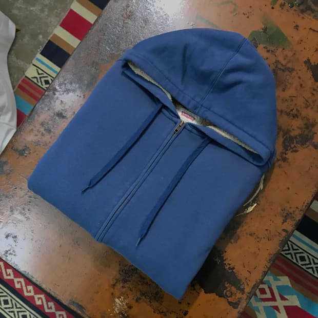 리바이스 라이트 네이비 양털 셰르파 후드집업 자켓 남성 110 사이즈