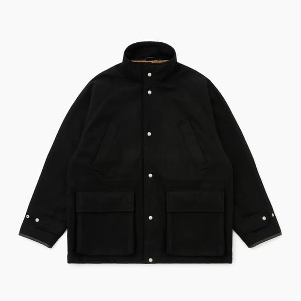 [s구매] khakis 카키스 울로버파카 블랙