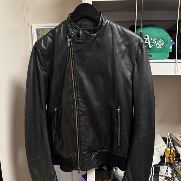 united arrows 레더 자켓