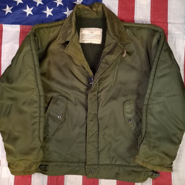 90's 빈티지 미해군 복각 A-1 덱자켓