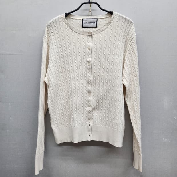 칼 라거펠트 꽈배기 가디건 100(L)