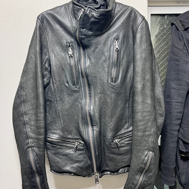 Buffalo Bobs / 하이넥 렘스킨 라이더 자켓