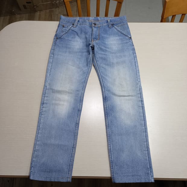 32 Lois 워싱 테이퍼드핏 일자진 32-358