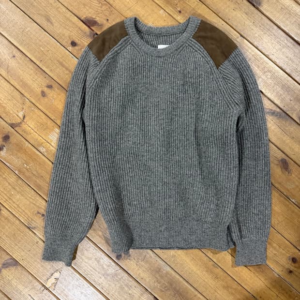 포터리 밀리터리 니트