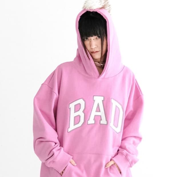 샵페어리 shipfaerie bad 후드 pink 핑크 집업 털후드