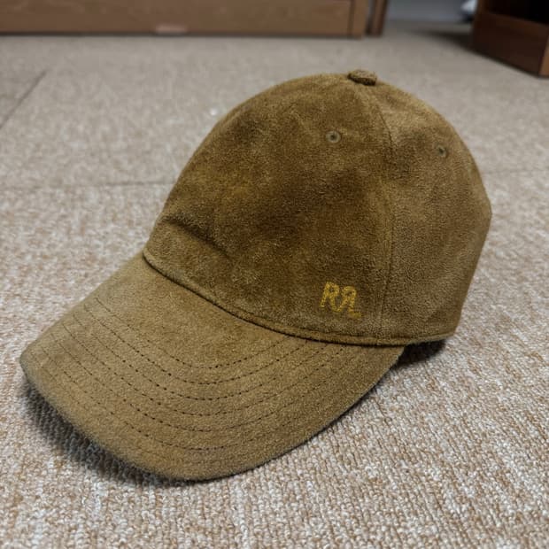 rrl 더블알엘 러프아웃 스웨이드 캡