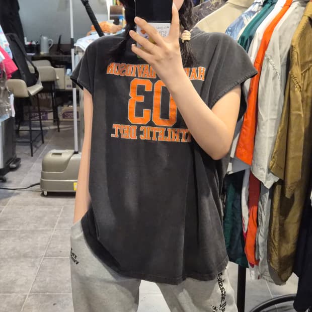 [NO.9] 할리 데이비슨 스포티 빈티지 민소매 티셔츠