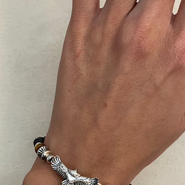 Silver 925 Eagle Stone Bracele