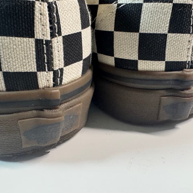 반스 어센틱 체커보드 블랙 화이트 검 245