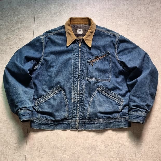 60s Lee 191-LB 젤트데님 블랭킷 워크자켓 44R