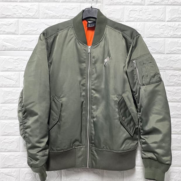 택포_ 나이키 nsw 펑크 봄버 카키 L