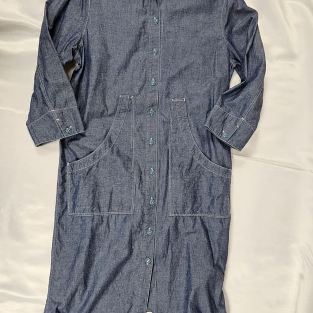 헤리티지플로스데님원피스