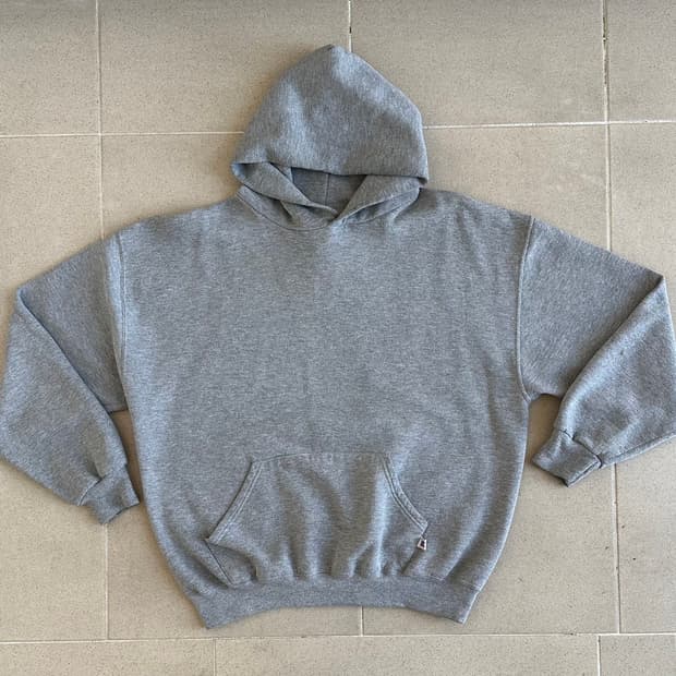 90s 빈티지 러셀 후드 그레이 XL
