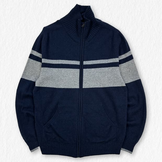 캐시미어 100% 니트 집업