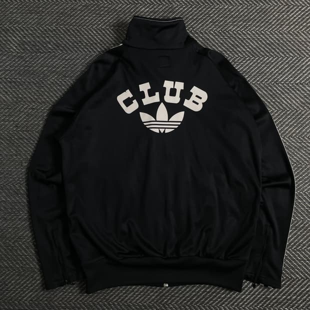 00s 아디다스 클럽 빅로고 올드스쿨 트랙탑 져지o 3757