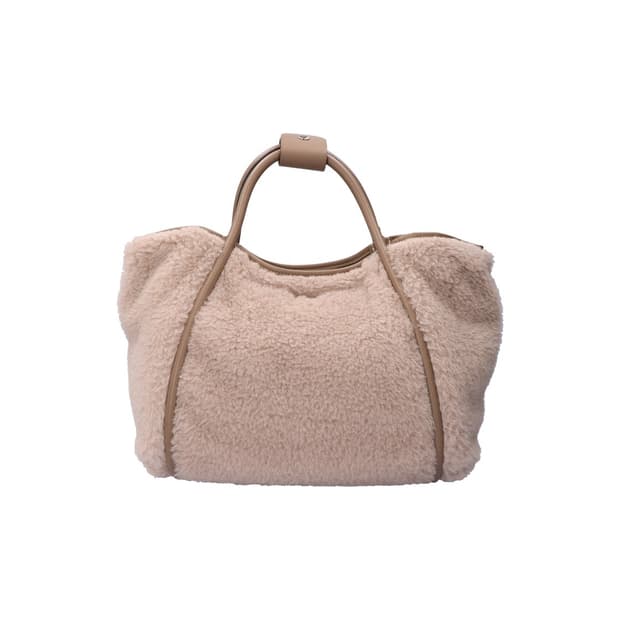 막스마라 4516164206 마린 테디 토트백 알파카 레더