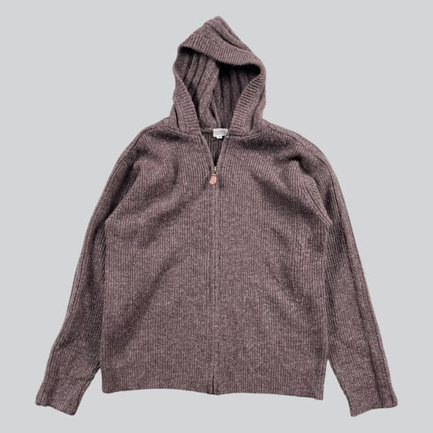 TAKESHI YAJIMA  니트 후드집업