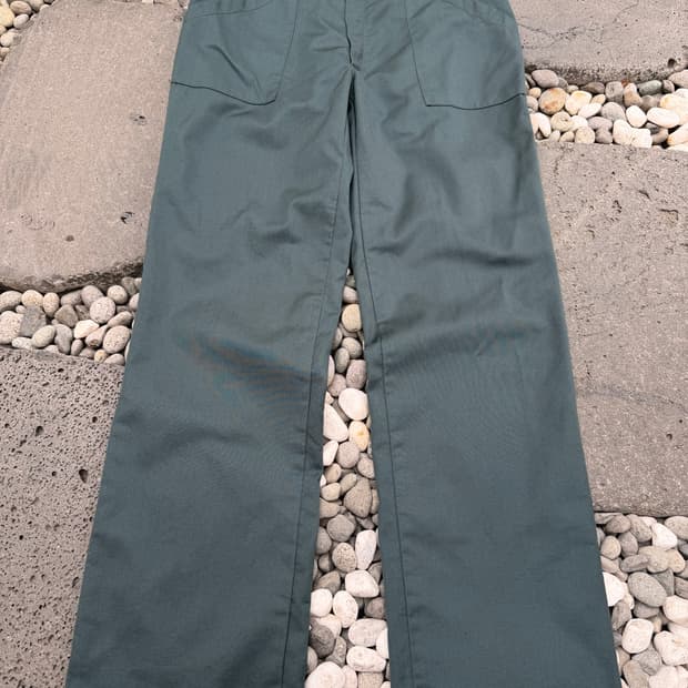 80s MolineL FOREST GREEN FRENCH 프렌치워크팬츠