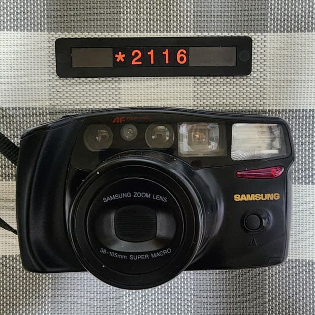 삼성캐녹스 퍼지줌 1050 필름카메라