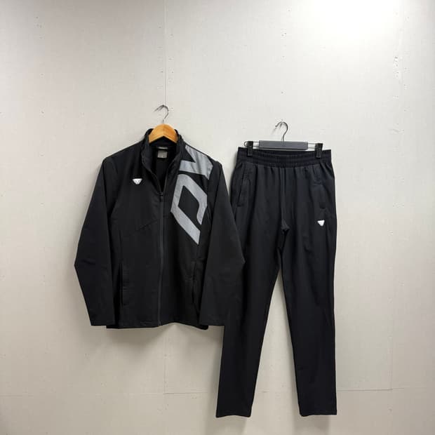 남성 95 M / 다이나핏 트레이닝 세트 블랙