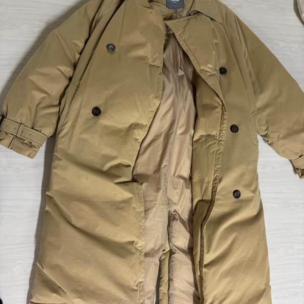 라움 남성 트렌치 패딩