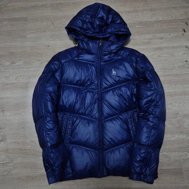 헤지스 덕다운 후드 푸퍼 패딩 점퍼 S(90)