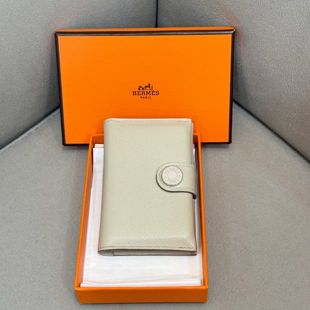 에르메스 앱송 카프스킨 RMS 카드 지갑 