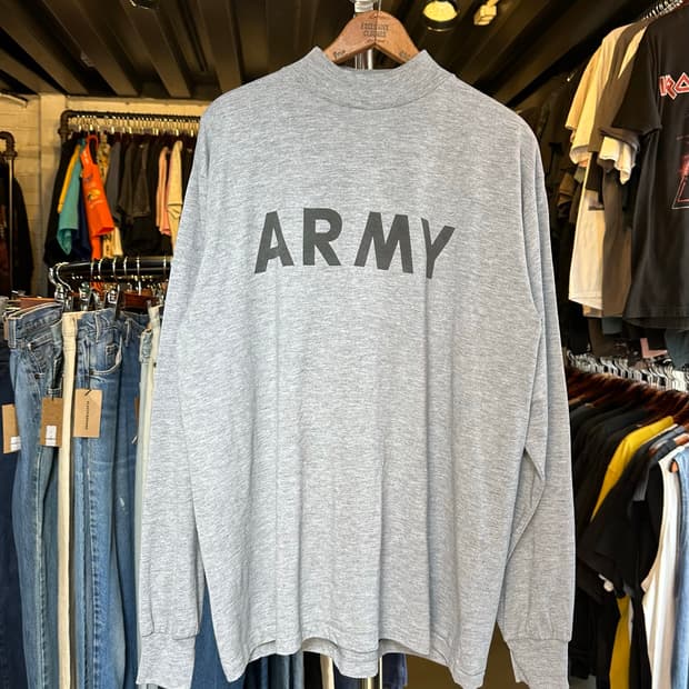 00s 미군 Us Army 아미 프린팅 롱슬리브 티셔츠