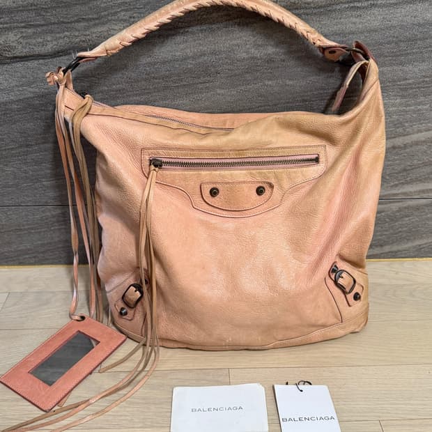 BALENCIAGA 발렌시아가 데이백 모터백- vieux rose