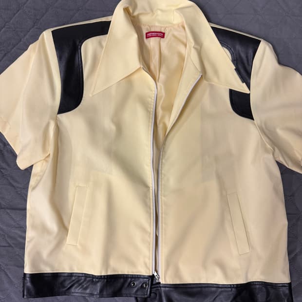 어나더유스 패드 하프 자켓 레몬