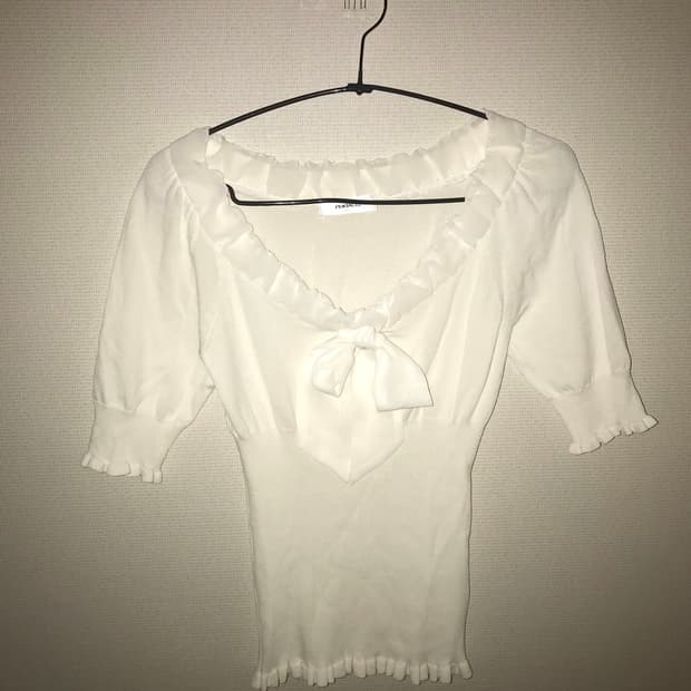 White Fairy short blouse 화이트 페어리 블라우스