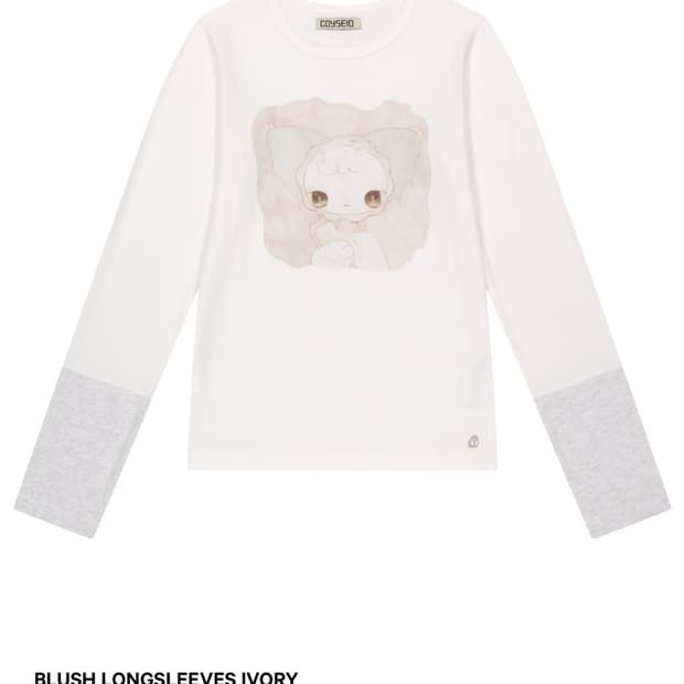 코이세이오 BLUSH LONGSLEEVES IVORY