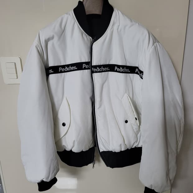 피치스 peaches 리버시블 마원 항공자켓 M 100사이즈
