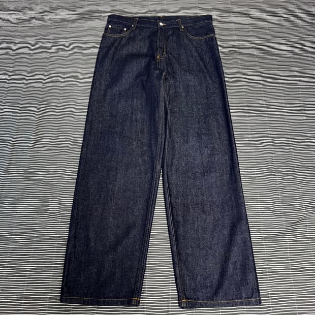 COS 코스 RIDER 셀비지 와이드 레그 진 33