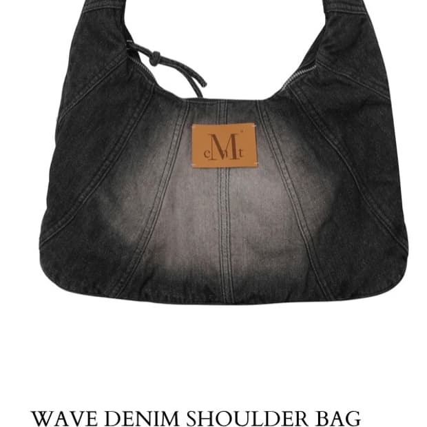 무센트 데님 가방