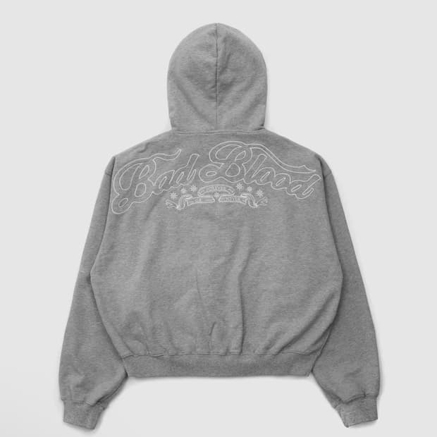 배드블러드 미스틱 캡슐 후드 집업 - 그레이 L