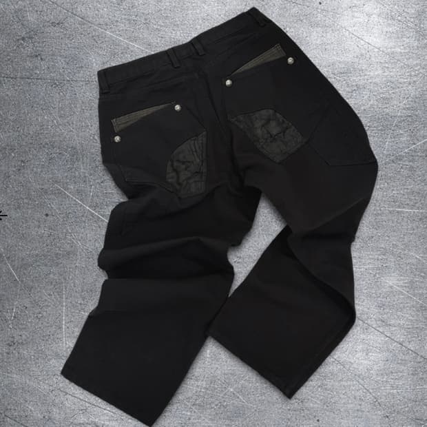 카라스 인더스트리 데님 팬츠