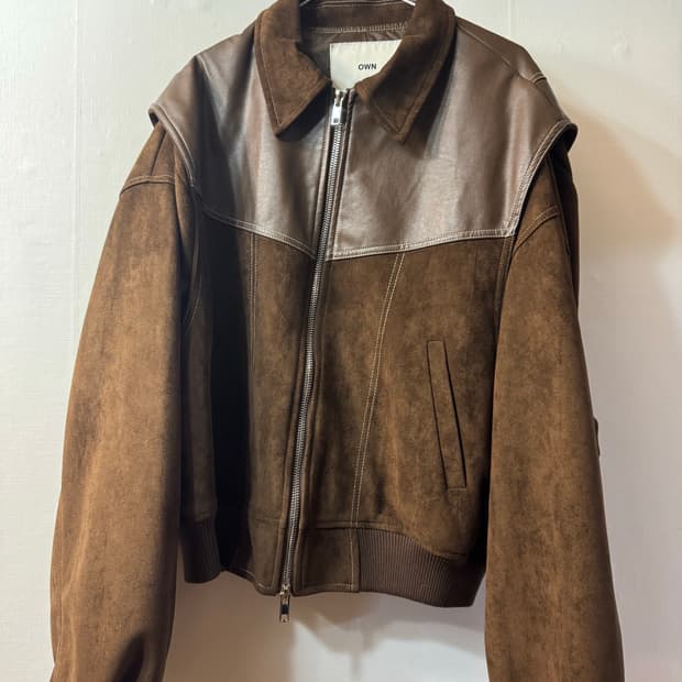 오운 남자 카우보이 바이퍼 스웨이드 자켓 블루종