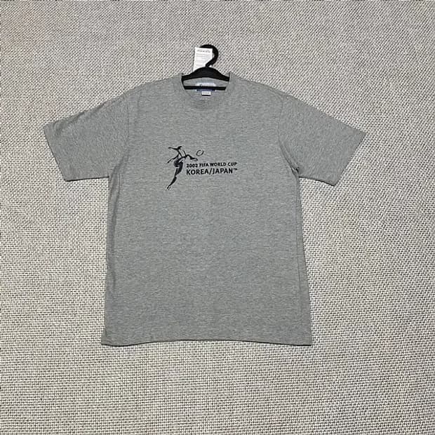 S 새상품 2002한일월드컵 라운드 반팔티 N.4839