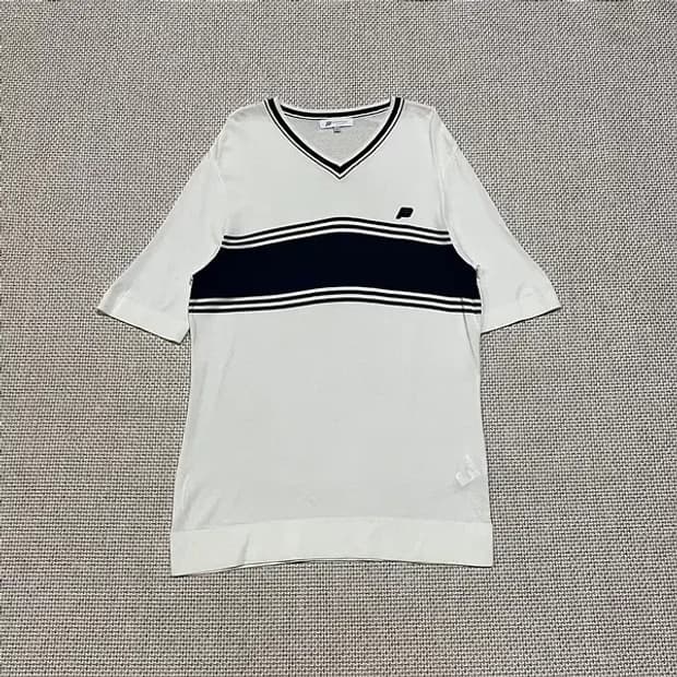 XL 빈폴 여성 브이넥 반팔 니트 N.5027