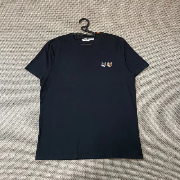 L 메종키츠네 라운드 반팔티 N.8058