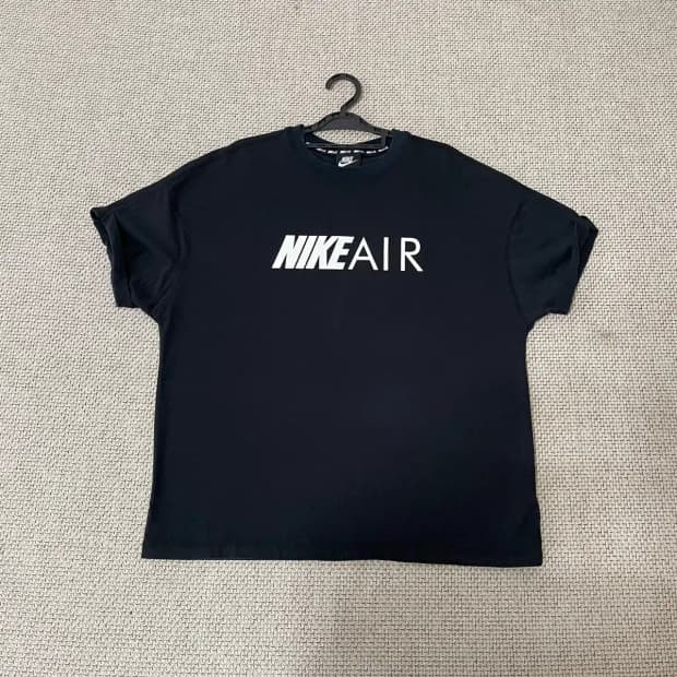XL 나이키 여성 스우시 라운드 반팔티 N.7417
