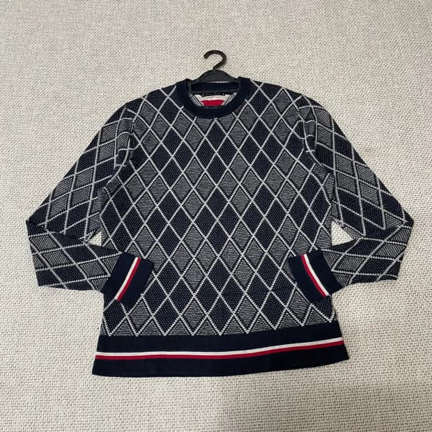 2XL 타미힐피거 라운드 니트 N.7416