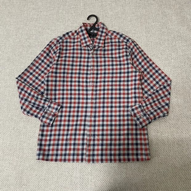 L 닥스 체크 셔츠 남방 N.7746