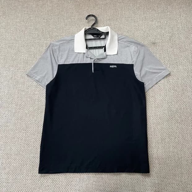 XL 네파 등산 기능성 반팔 카라티 N.7841
